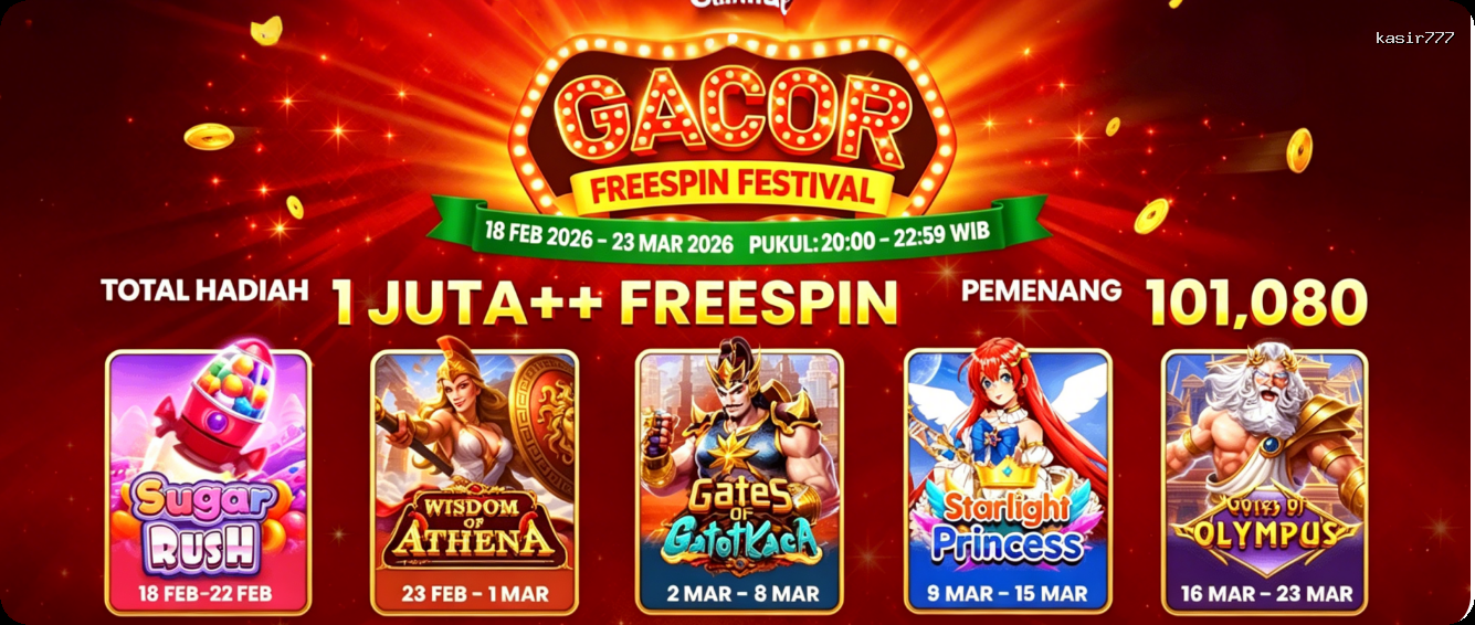 Login kasir777 Sekarang Bonus Melimpah